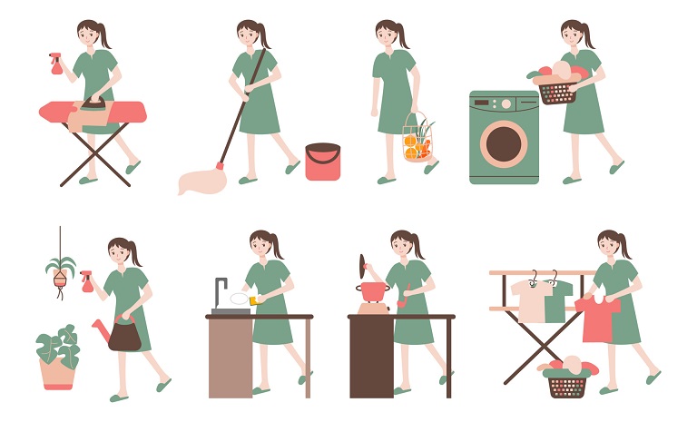 مراحل نظافت منزل